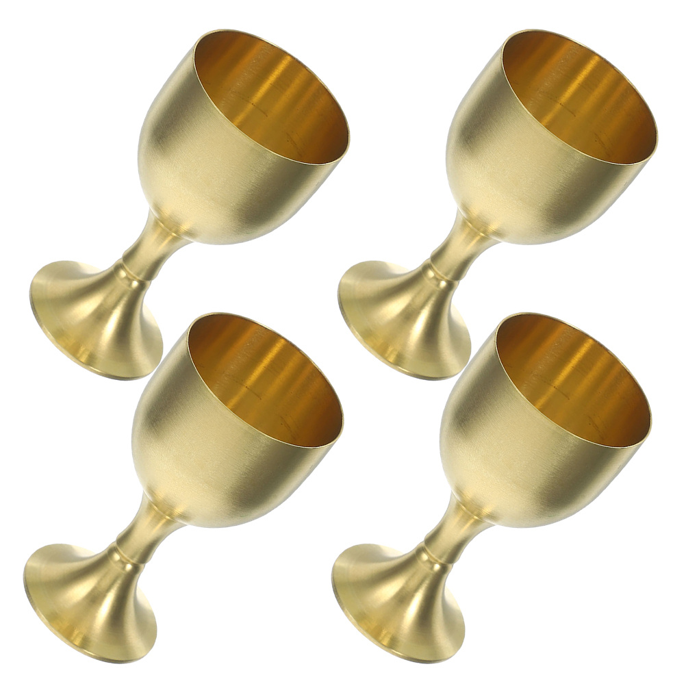 Collectible Vintage Wine - Golden Chalice Communion Cup Set of