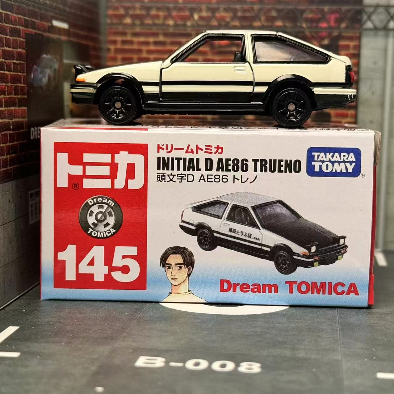 Vintage Collectible Model Cars - Dream Tomica NO. 145 Initial D