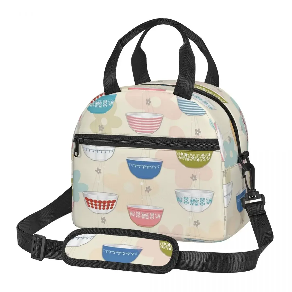 Vintage Collectible Lunch Boxes - Vintage Pyrex Bowls Collection Insulated Lunch