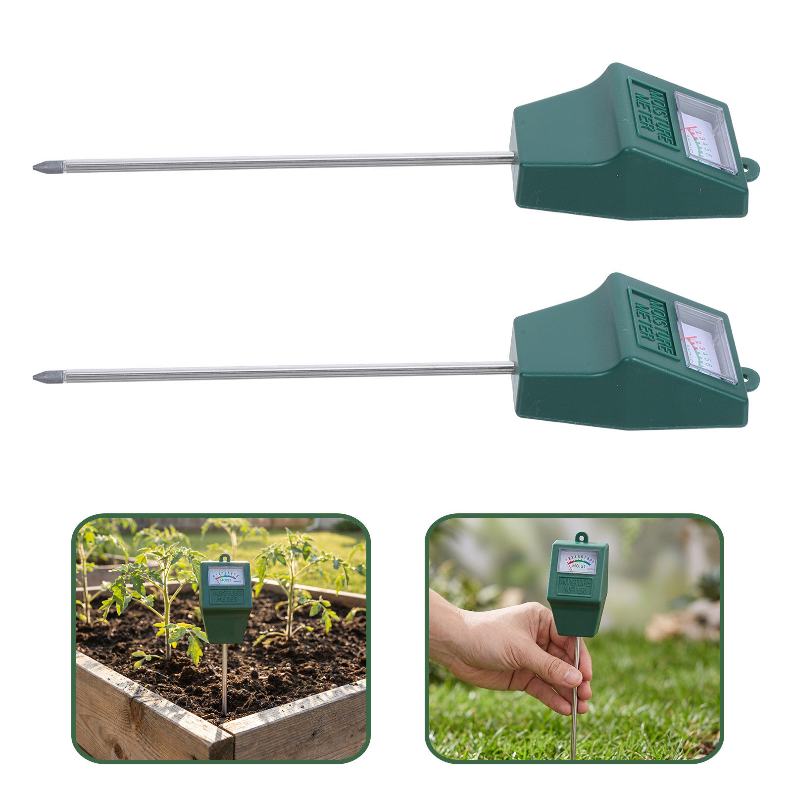 Analog Meter Gauge - 6Pcs Soil Moisture Meter Analog Garden