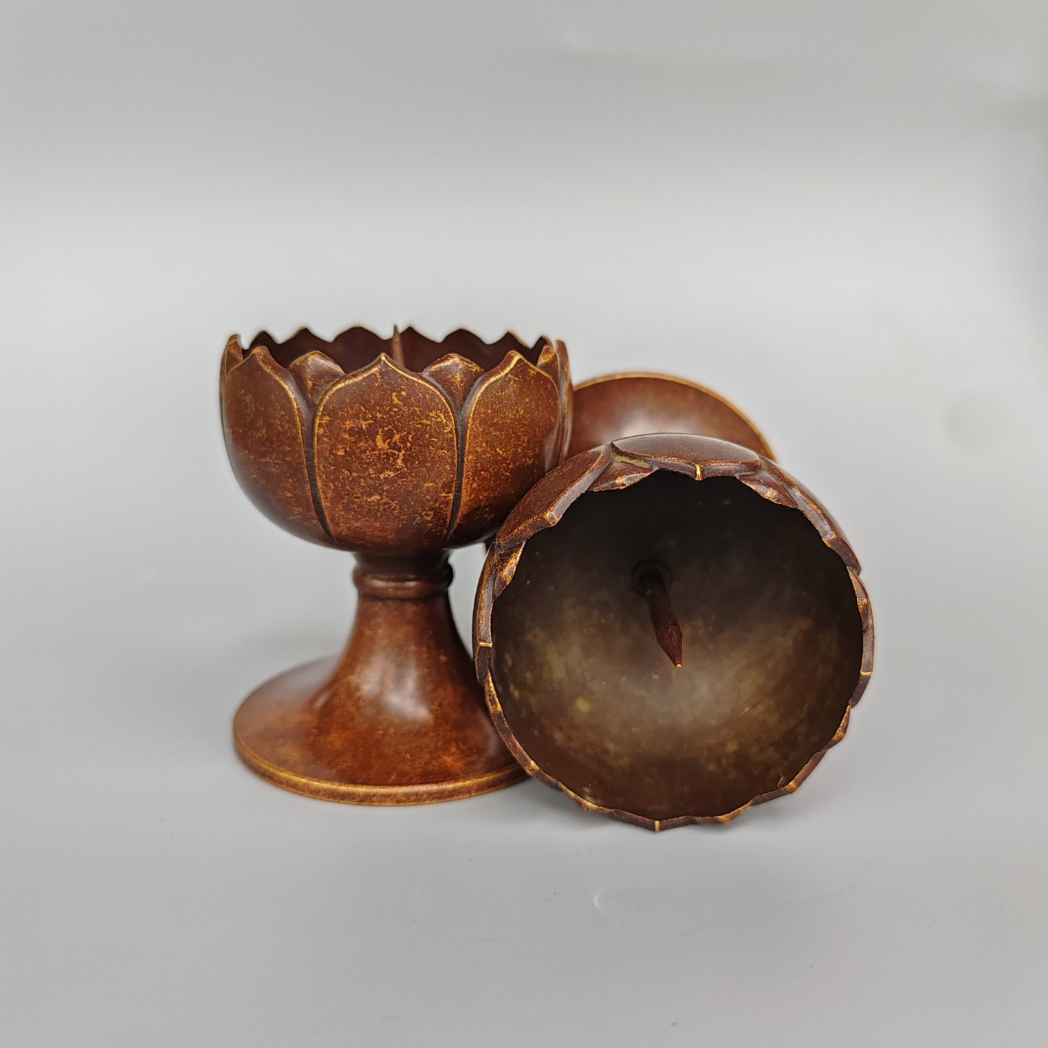 Collectible Vintage Matches - 2Pcs Vintage Pure Brass Cups Classic