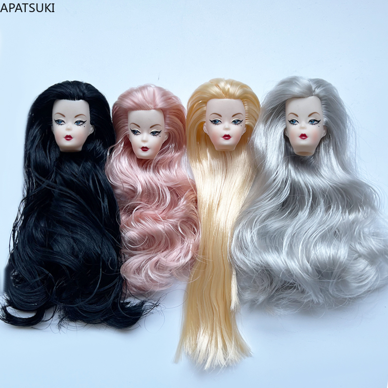 Vintage Item - Blue Eye Wavy Curls Hair Doll