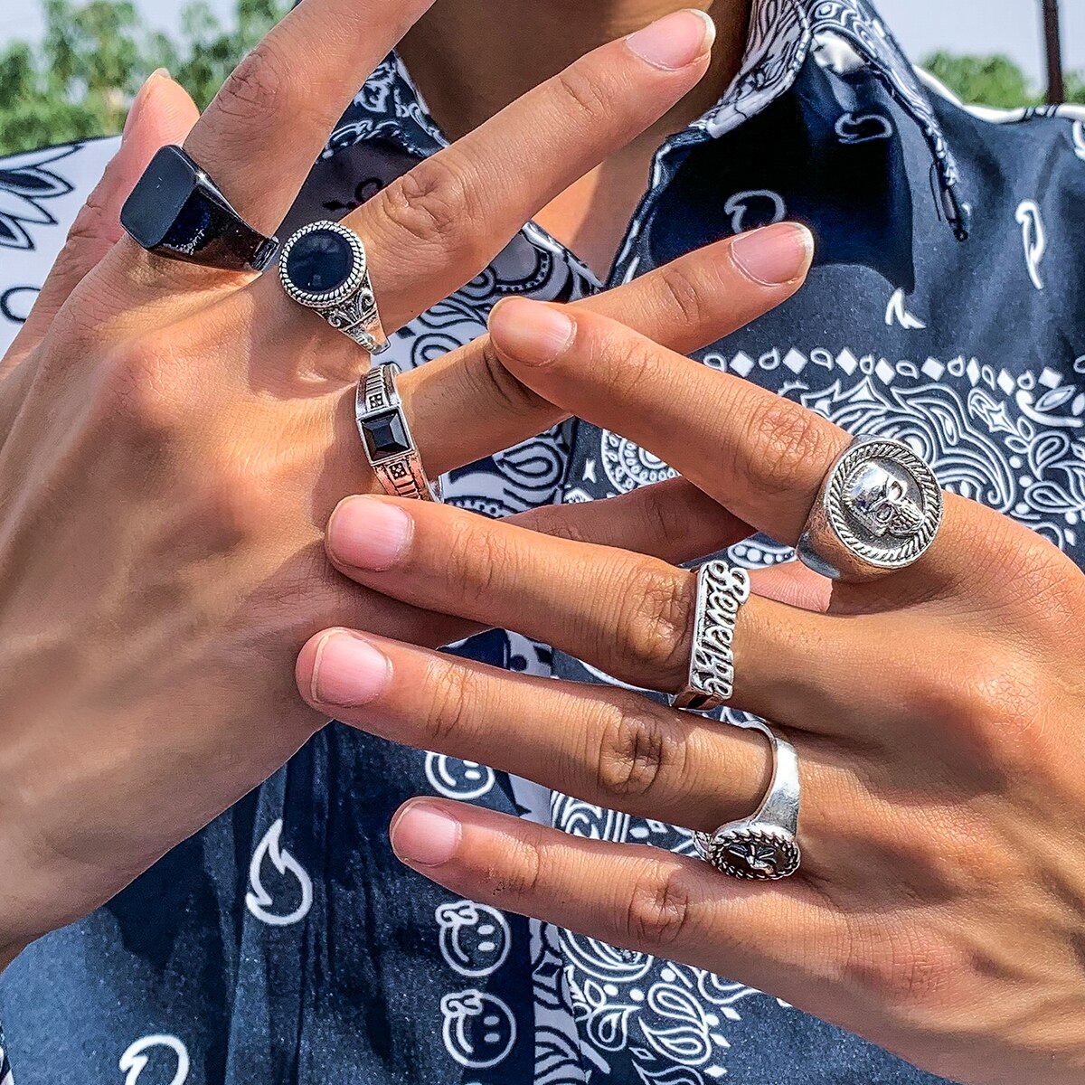 6 cái/bộ Goth bộ xương cổ điển - đánh giá và giá Vintage Collectible Item