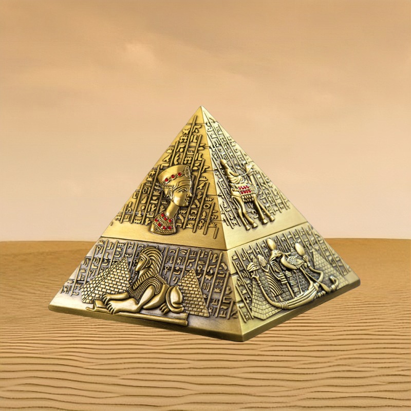 Egyptian Pharaoh Pyramid Ashtr - đánh giá và giá Vintage Collectible Ashtrays