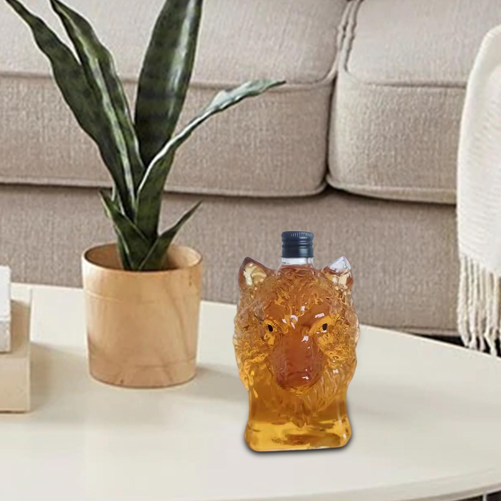 Whiskey Bottle Wolf Shape Wine - đánh giá và giá Collectible Vintage Wine