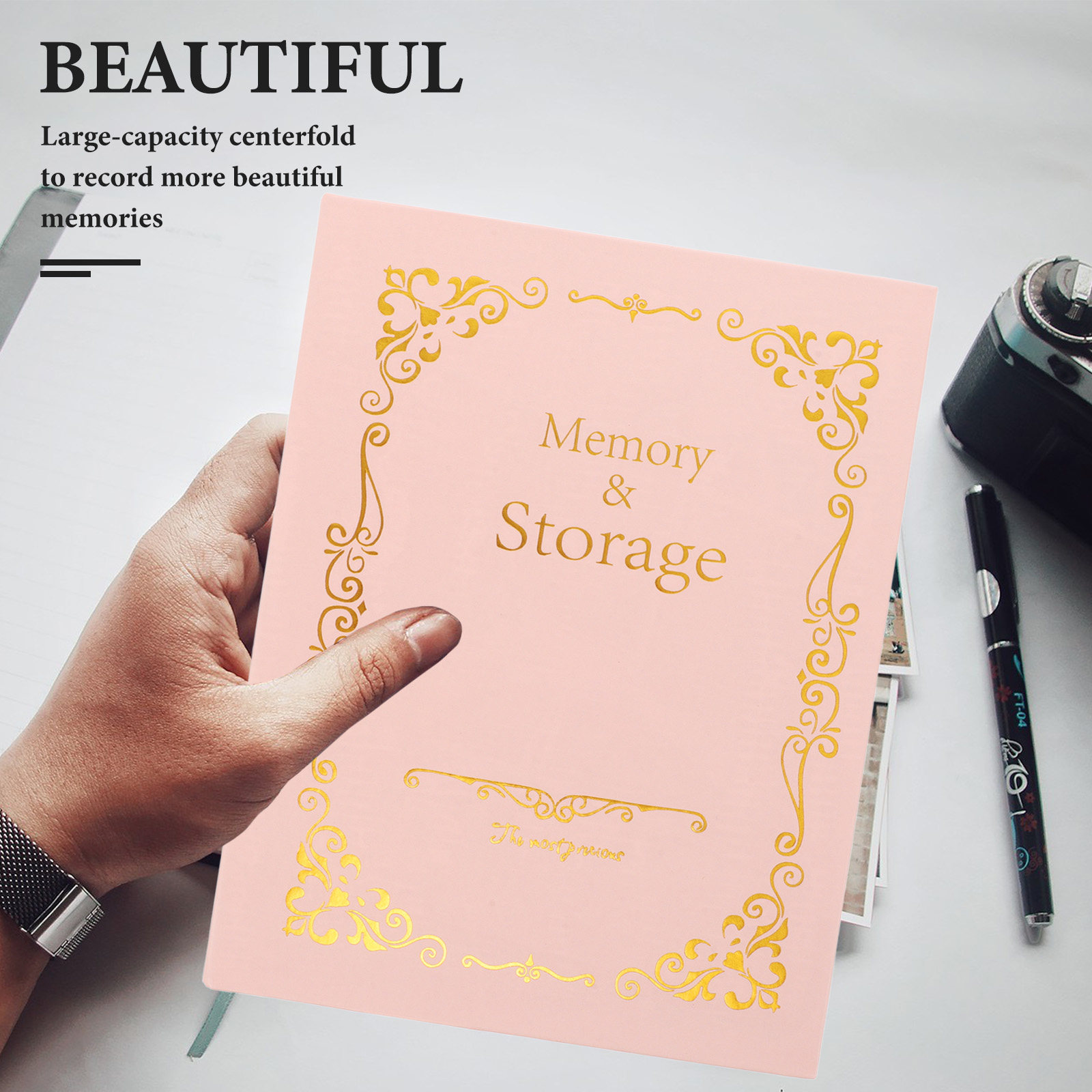 Gold Foil Stamped Photo Album  - đánh giá và giá Collectible Vintage Photos
