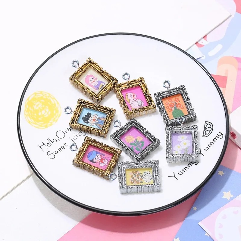 10Pcs Flatback Cabochon Vintag - đánh giá và giá Vintage Collectible Item