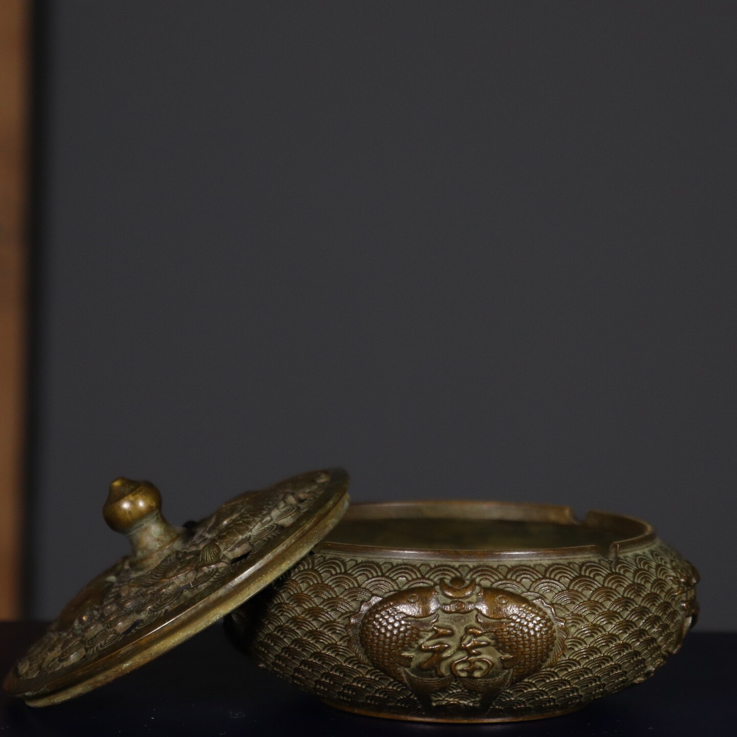 Antique Pure Copper Double Fis - đánh giá và giá Vintage Collectible Ashtrays