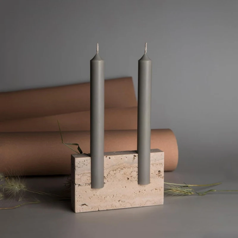 2 Holes Marble Taper Candle Ho - đánh giá và giá Vintage Collectible Marbles