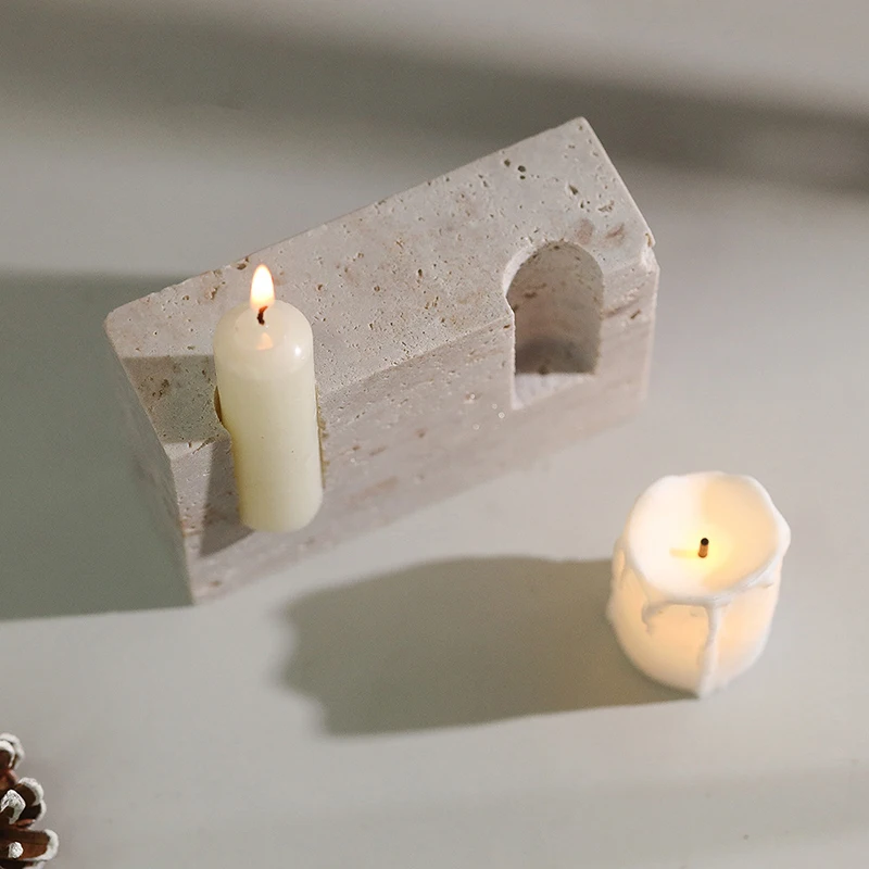 2 Holes Marble Taper Candle Ho - đánh giá và giá Vintage Collectible Marbles