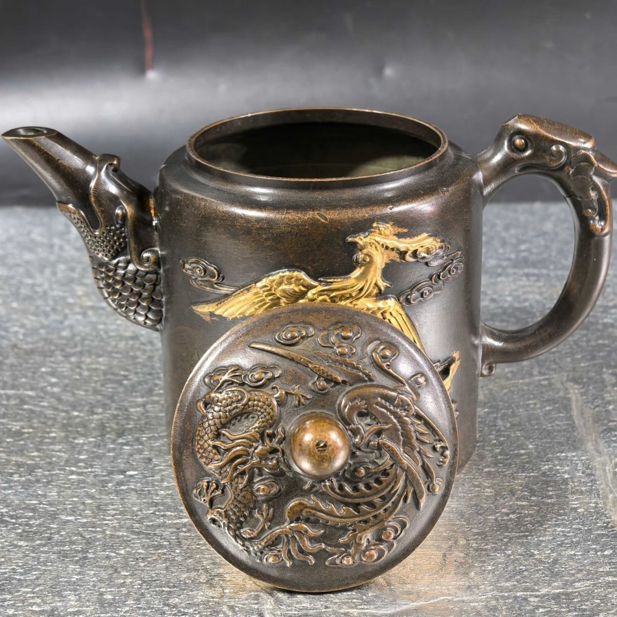 Vintage Gilt Brass Dragon & Ph - đánh giá và giá Collectible Vintage Wine