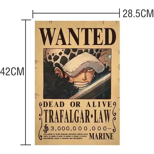 Anime One Piece Bounty Wanted  - đánh giá và giá Vintage Collectible Cards