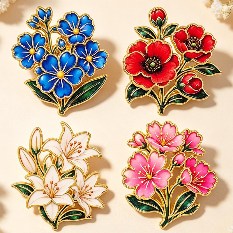 Cute Vintage Colorful Floral E - đánh giá và giá Vintage Item
