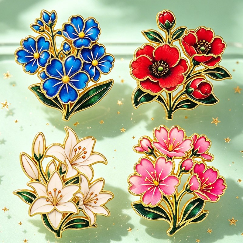 Cute Vintage Colorful Floral E - đánh giá và giá Vintage Item
