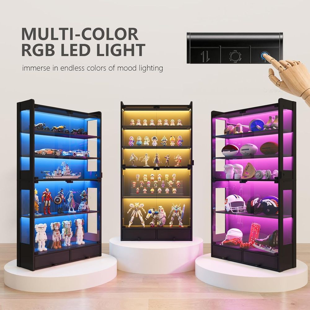 69 Tall Black LED Lighted 5-Ti - đánh giá và giá Collectible & Vintage Dolls For Christmas
